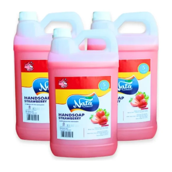 Hand Soap Strawberry 5 Liter - Nata Clean Jogja